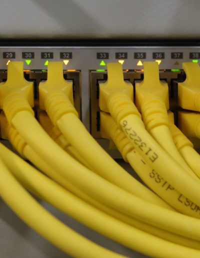 Consulting image network switch rj45 link lights